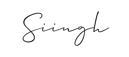 Try this chic Siingh handwritten sign style. Using Allison_Script font elements, it gives your name a sleek, memorable identity. Siingh signature style 2 images and pictures png