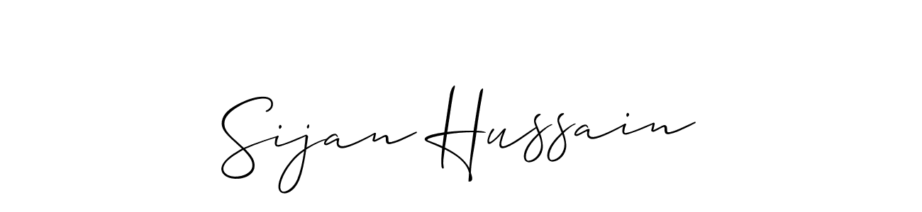 Allison_Script is a professional signature style that is perfect for those who want to add a touch of class to their signature. It is also a great choice for those who want to make their signature more unique. Get Sijan Hussain name to fancy signature for free. Sijan Hussain signature style 2 images and pictures png