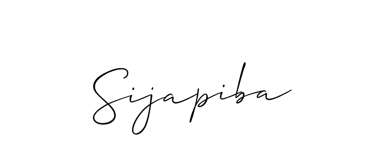 Similarly Allison_Script is the best handwritten signature design. Signature creator online .You can use it as an online autograph creator for name Sijapiba. Sijapiba signature style 2 images and pictures png