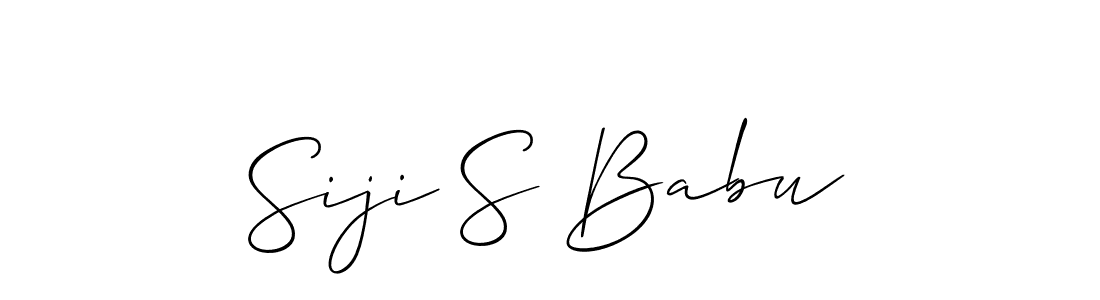 See photos of Siji S Babu official signature by Spectra . Check more albums & portfolios. Read reviews & check more about Allison_Script font. Siji S Babu signature style 2 images and pictures png