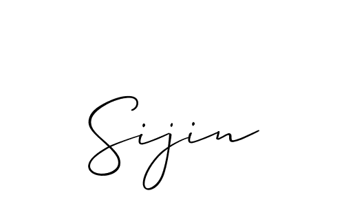 Best and Professional Signature Style for Sijin. Allison_Script Best Signature Style Collection. Sijin signature style 2 images and pictures png
