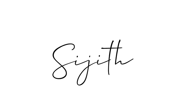 Once you've used our free online signature maker to create your best signature Allison_Script style, it's time to enjoy all of the benefits that Sijith name signing documents. Sijith signature style 2 images and pictures png
