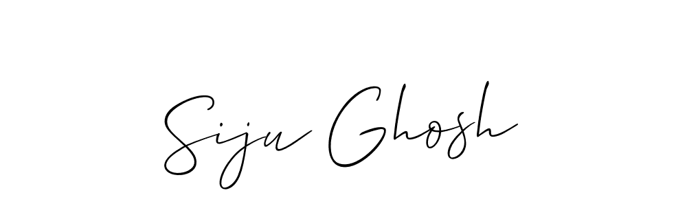 if you are searching for the best signature style for your name Siju Ghosh. so please give up your signature search. here we have designed multiple signature styles  using Allison_Script. Siju Ghosh signature style 2 images and pictures png