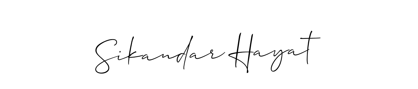 Here are the top 10 professional signature styles for the name Sikandar Hayat. These are the best autograph styles you can use for your name. Sikandar Hayat signature style 2 images and pictures png