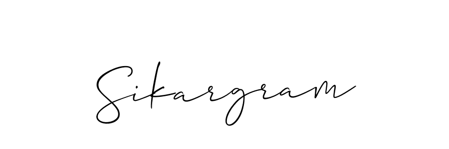 This is the best signature style for the Sikargram name. Also you like these signature font (Allison_Script). Mix name signature. Sikargram signature style 2 images and pictures png