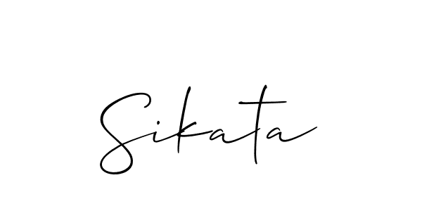 Once you've used our free online signature maker to create your best signature Allison_Script style, it's time to enjoy all of the benefits that Sikata name signing documents. Sikata signature style 2 images and pictures png