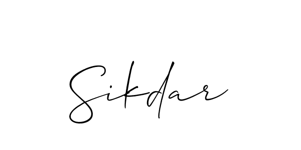 Similarly Allison_Script is the best handwritten signature design. Signature creator online .You can use it as an online autograph creator for name Sikdar. Sikdar signature style 2 images and pictures png