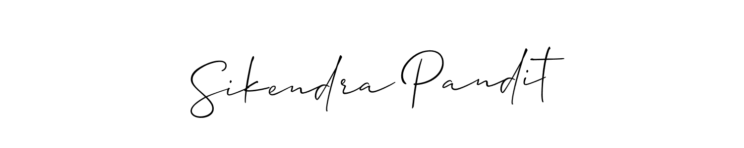 Once you've used our free online signature maker to create your best signature Allison_Script style, it's time to enjoy all of the benefits that Sikendra Pandit name signing documents. Sikendra Pandit signature style 2 images and pictures png