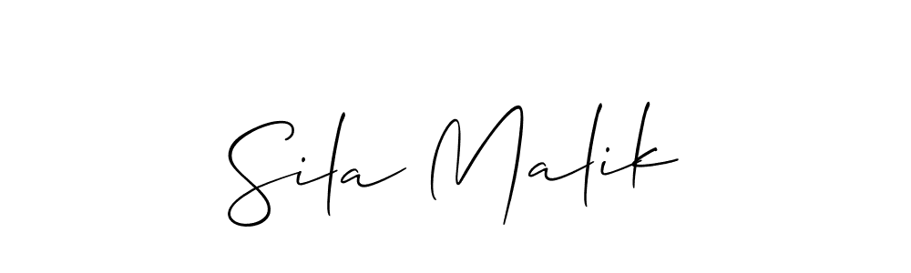 Once you've used our free online signature maker to create your best signature Allison_Script style, it's time to enjoy all of the benefits that Sila Malik name signing documents. Sila Malik signature style 2 images and pictures png