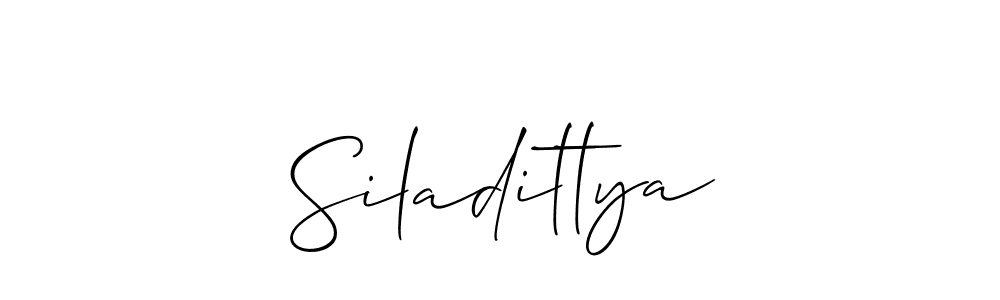 How to make Siladittya name signature. Use Allison_Script style for creating short signs online. This is the latest handwritten sign. Siladittya signature style 2 images and pictures png