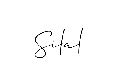 It looks lik you need a new signature style for name Silal. Design unique handwritten (Allison_Script) signature with our free signature maker in just a few clicks. Silal signature style 2 images and pictures png