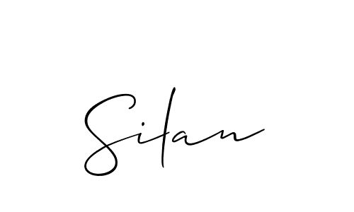 How to Draw Silan signature style? Allison_Script is a latest design signature styles for name Silan. Silan signature style 2 images and pictures png