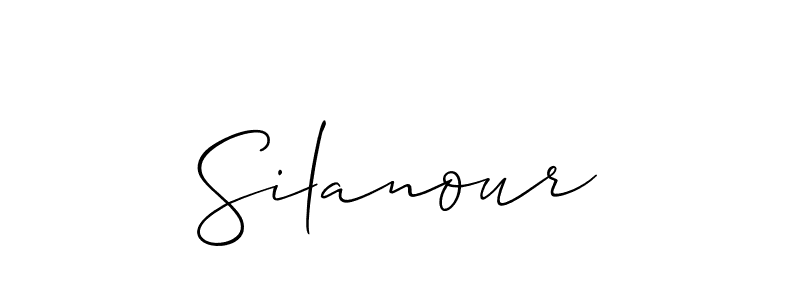 if you are searching for the best signature style for your name Silanour. so please give up your signature search. here we have designed multiple signature styles  using Allison_Script. Silanour signature style 2 images and pictures png