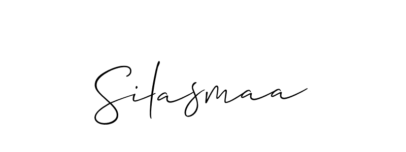 Best and Professional Signature Style for Silasmaa. Allison_Script Best Signature Style Collection. Silasmaa signature style 2 images and pictures png