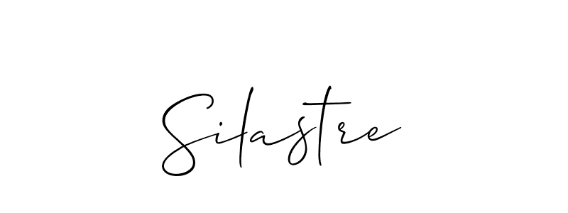 How to make Silastre signature? Allison_Script is a professional autograph style. Create handwritten signature for Silastre name. Silastre signature style 2 images and pictures png