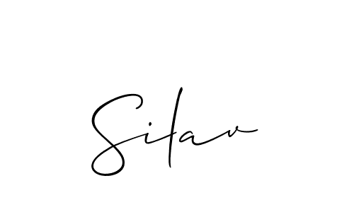 How to Draw Silav signature style? Allison_Script is a latest design signature styles for name Silav. Silav signature style 2 images and pictures png