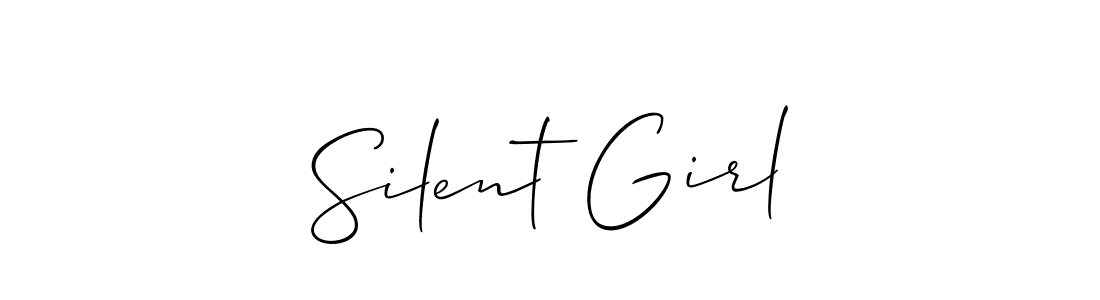 Once you've used our free online signature maker to create your best signature Allison_Script style, it's time to enjoy all of the benefits that Silent Girl name signing documents. Silent Girl signature style 2 images and pictures png