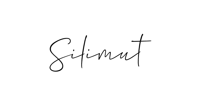 How to make Silimut name signature. Use Allison_Script style for creating short signs online. This is the latest handwritten sign. Silimut signature style 2 images and pictures png