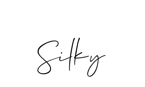 You can use this online signature creator to create a handwritten signature for the name Silky. This is the best online autograph maker. Silky signature style 2 images and pictures png