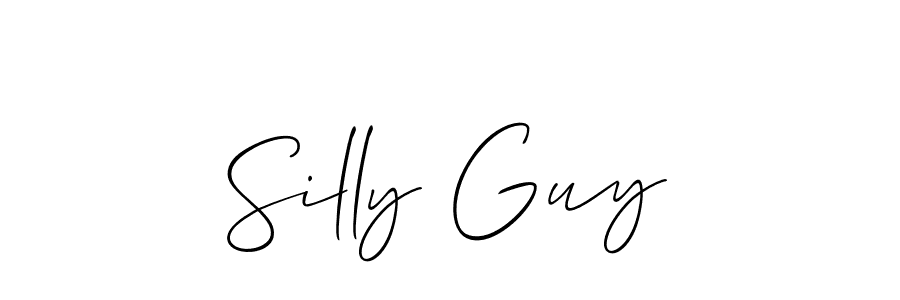 Similarly Allison_Script is the best handwritten signature design. Signature creator online .You can use it as an online autograph creator for name Silly Guy. Silly Guy signature style 2 images and pictures png