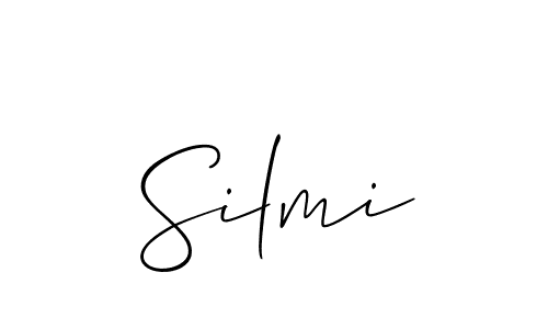 Silmi stylish signature style. Best Handwritten Sign (Allison_Script) for my name. Handwritten Signature Collection Ideas for my name Silmi. Silmi signature style 2 images and pictures png
