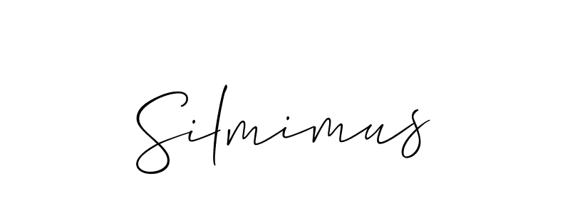 Make a beautiful signature design for name Silmimus. Use this online signature maker to create a handwritten signature for free. Silmimus signature style 2 images and pictures png