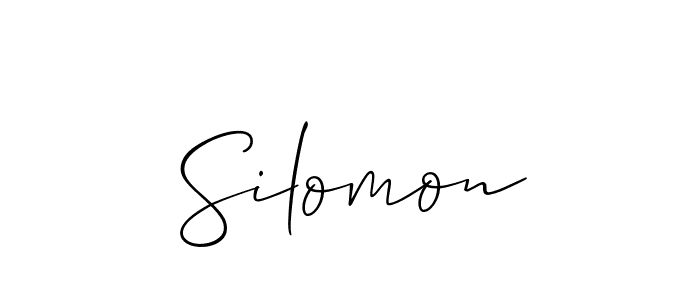 if you are searching for the best signature style for your name Silomon. so please give up your signature search. here we have designed multiple signature styles  using Allison_Script. Silomon signature style 2 images and pictures png