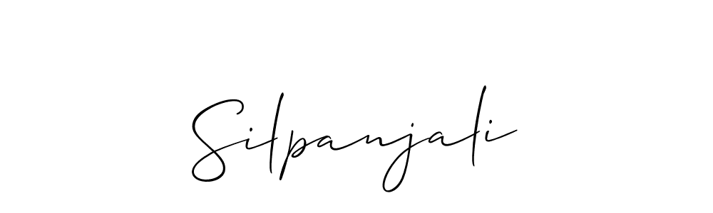 Use a signature maker to create a handwritten signature online. With this signature software, you can design (Allison_Script) your own signature for name Silpanjali. Silpanjali signature style 2 images and pictures png