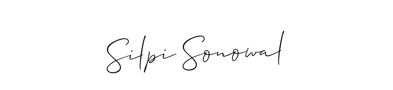 Once you've used our free online signature maker to create your best signature Allison_Script style, it's time to enjoy all of the benefits that Silpi Sonowal name signing documents. Silpi Sonowal signature style 2 images and pictures png