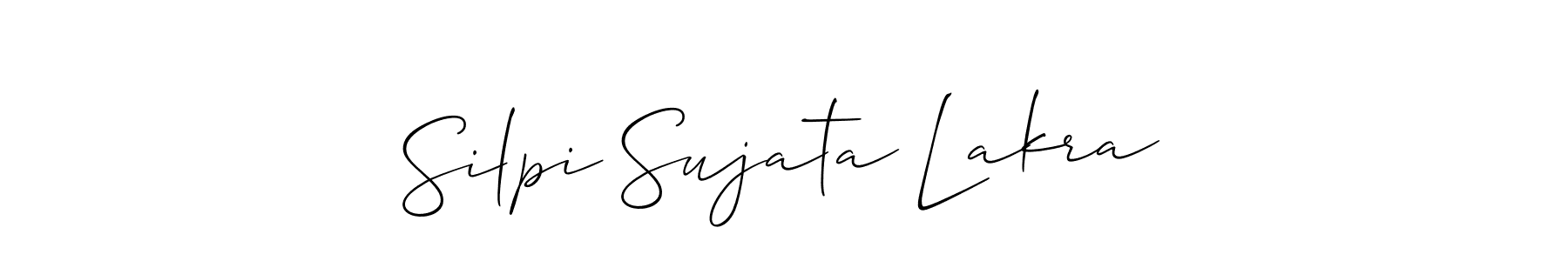 Best and Professional Signature Style for Silpi Sujata Lakra. Allison_Script Best Signature Style Collection. Silpi Sujata Lakra signature style 2 images and pictures png