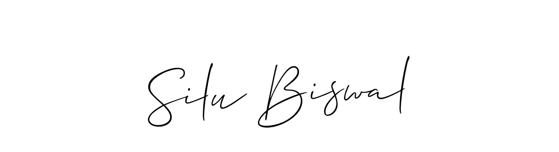 You can use this online signature creator to create a handwritten signature for the name Silu Biswal. This is the best online autograph maker. Silu Biswal signature style 2 images and pictures png