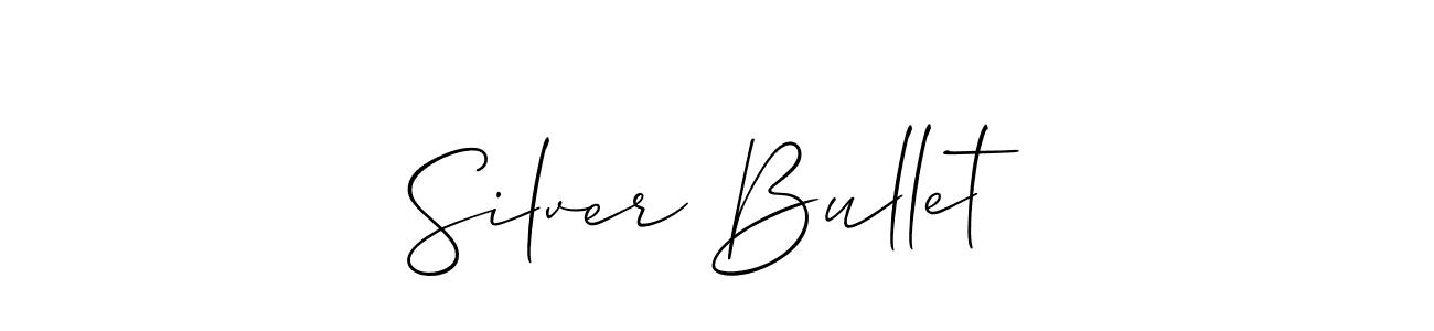 Best and Professional Signature Style for Silver Bullet. Allison_Script Best Signature Style Collection. Silver Bullet signature style 2 images and pictures png