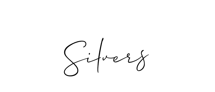 Silvers stylish signature style. Best Handwritten Sign (Allison_Script) for my name. Handwritten Signature Collection Ideas for my name Silvers. Silvers signature style 2 images and pictures png