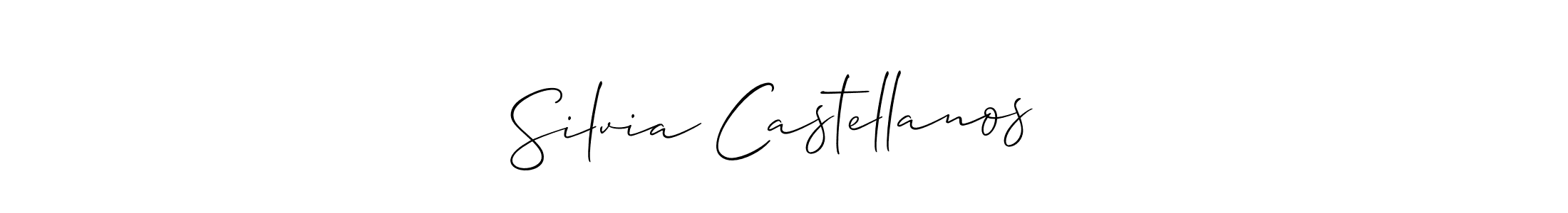 Silvia Castellanos ♡ stylish signature style. Best Handwritten Sign (Allison_Script) for my name. Handwritten Signature Collection Ideas for my name Silvia Castellanos ♡. Silvia Castellanos ♡ signature style 2 images and pictures png
