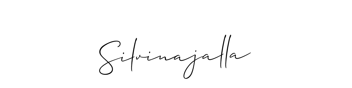 Once you've used our free online signature maker to create your best signature Allison_Script style, it's time to enjoy all of the benefits that Silvinajalla name signing documents. Silvinajalla signature style 2 images and pictures png