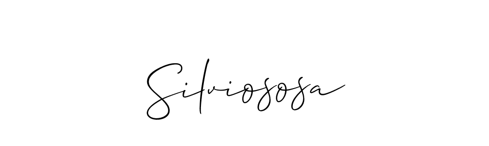 You should practise on your own different ways (Allison_Script) to write your name (Silviososa) in signature. don't let someone else do it for you. Silviososa signature style 2 images and pictures png