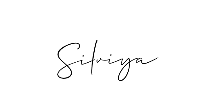 Check out images of Autograph of Silviya name. Actor Silviya Signature Style. Allison_Script is a professional sign style online. Silviya signature style 2 images and pictures png