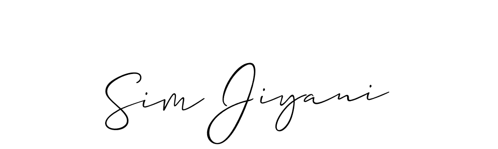 Here are the top 10 professional signature styles for the name Sim Jiyani. These are the best autograph styles you can use for your name. Sim Jiyani signature style 2 images and pictures png