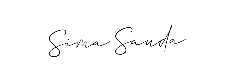 Similarly Allison_Script is the best handwritten signature design. Signature creator online .You can use it as an online autograph creator for name Sima Sauda. Sima Sauda signature style 2 images and pictures png