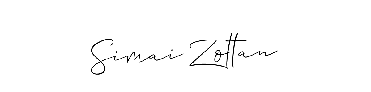 Check out images of Autograph of Simai Zoltan name. Actor Simai Zoltan Signature Style. Allison_Script is a professional sign style online. Simai Zoltan signature style 2 images and pictures png