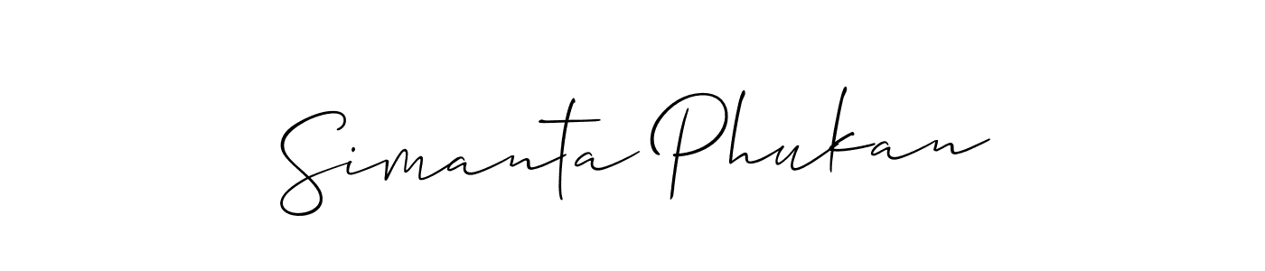 Once you've used our free online signature maker to create your best signature Allison_Script style, it's time to enjoy all of the benefits that Simanta Phukan name signing documents. Simanta Phukan signature style 2 images and pictures png