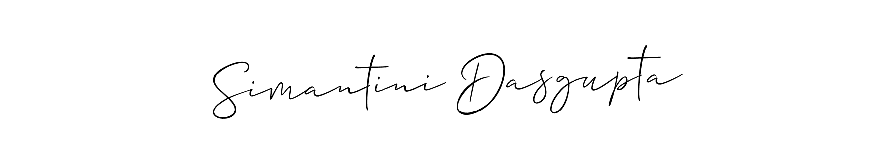 How to Draw Simantini Dasgupta signature style? Allison_Script is a latest design signature styles for name Simantini Dasgupta. Simantini Dasgupta signature style 2 images and pictures png