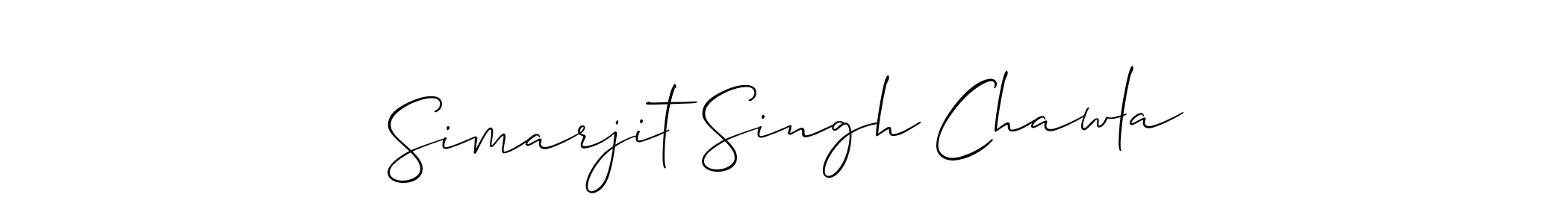 You should practise on your own different ways (Allison_Script) to write your name (Simarjit Singh Chawla) in signature. don't let someone else do it for you. Simarjit Singh Chawla signature style 2 images and pictures png