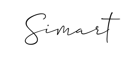 The Allison_Script typeface gives name Simart a refined look. Suitable for certificates, diplomas, and official verification. Simart signature style 2 images and pictures png