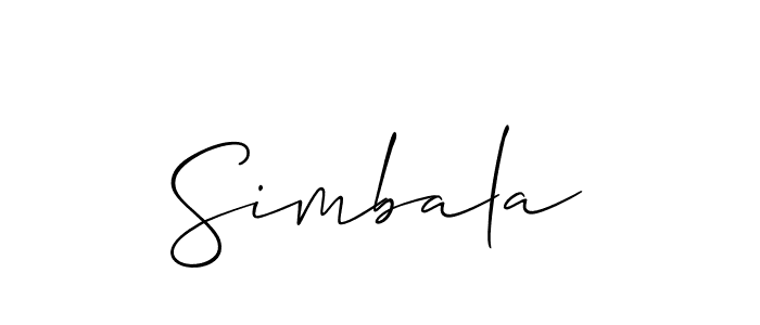 Once you've used our free online signature maker to create your best signature Allison_Script style, it's time to enjoy all of the benefits that Simbala name signing documents. Simbala signature style 2 images and pictures png