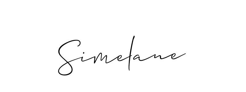 Also You can easily find your signature by using the search form. We will create Simelane name handwritten signature images for you free of cost using Allison_Script sign style. Simelane signature style 2 images and pictures png