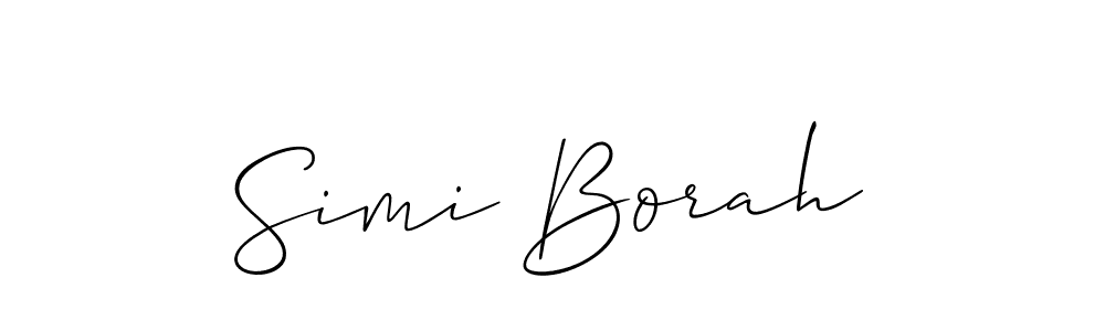 You can use this online signature creator to create a handwritten signature for the name Simi Borah. This is the best online autograph maker. Simi Borah signature style 2 images and pictures png