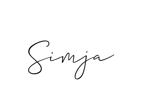 Check out images of Autograph of Simja name. Actor Simja Signature Style. Allison_Script is a professional sign style online. Simja signature style 2 images and pictures png