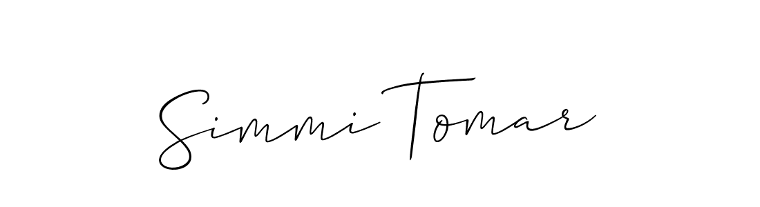 Once you've used our free online signature maker to create your best signature Allison_Script style, it's time to enjoy all of the benefits that Simmi Tomar name signing documents. Simmi Tomar signature style 2 images and pictures png