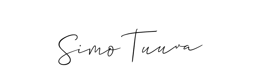 Here are the top 10 professional signature styles for the name Simo Tuuva. These are the best autograph styles you can use for your name. Simo Tuuva signature style 2 images and pictures png
